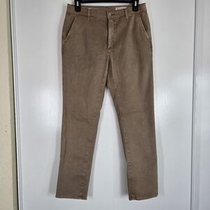 AG Adriano Goldschmied‎ Caden Tailored Trouser Woman's 26 Khaki Women Pants